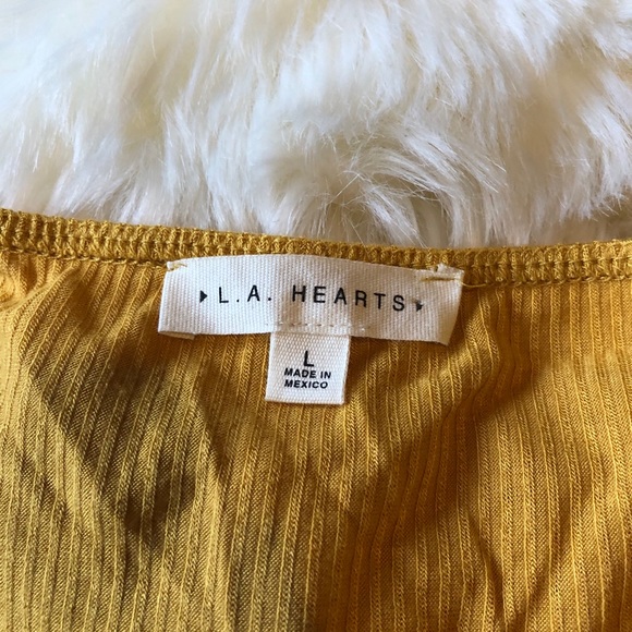 Yellow Extendable Crop Top - Picture 6 of 6